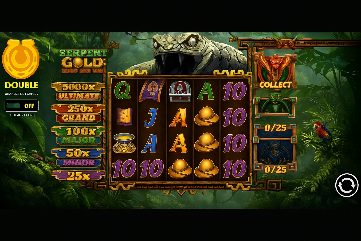 Serpent Gold Hold And Win preview
